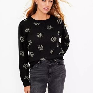 Shimmer Snowflake Sweater